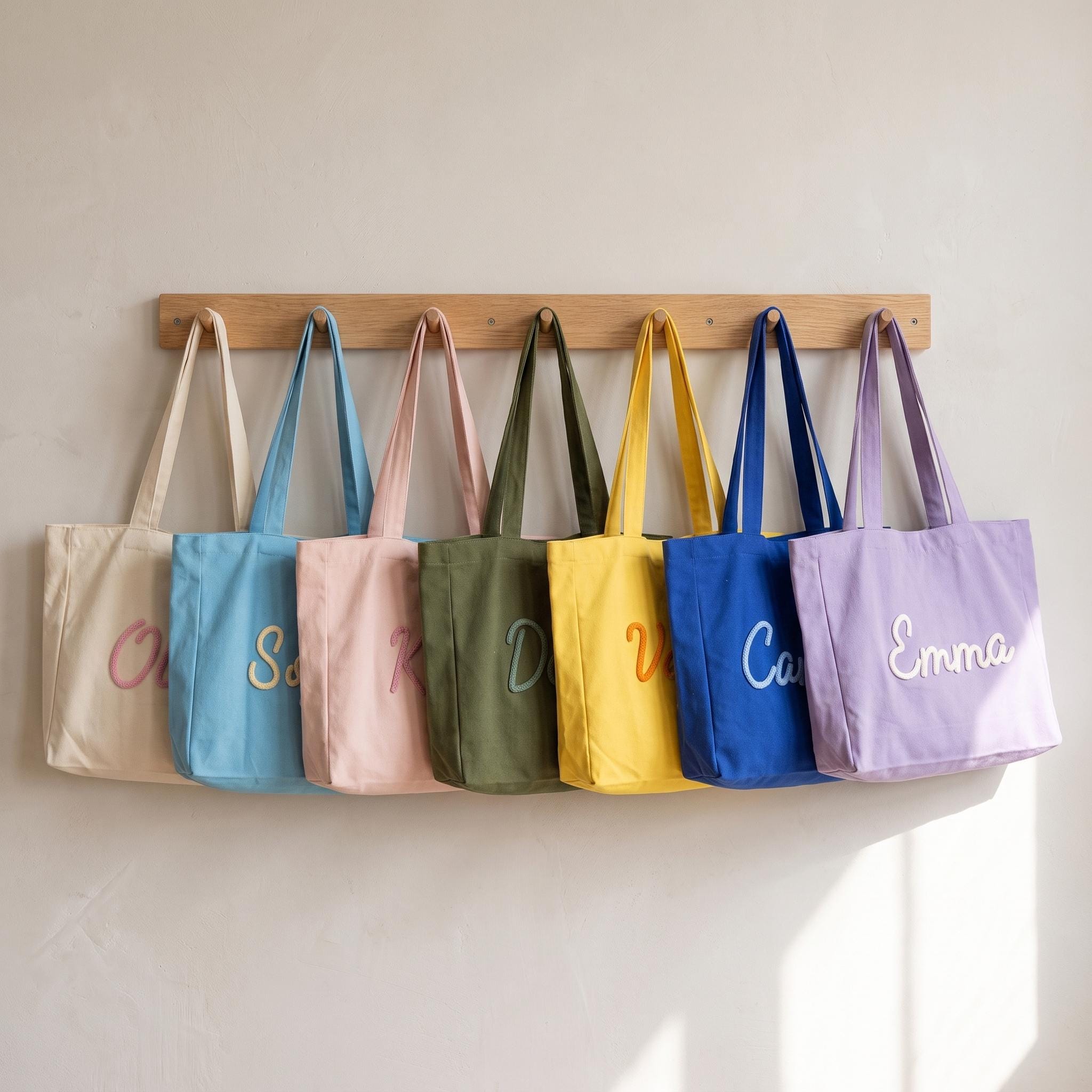 Tote Bag With Yarn Name - Etsy