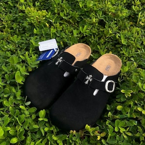 CH Wildleder Birkenstock Boston Clogs