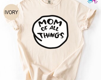Comfort Colors Custom Thing Number Family Matching Shirts, Personalized Mom of All Things Matching Shirt, Thing Mom Thing Dad Shirt