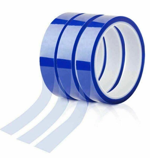 3 Rolls HEAT RESISTANT Tape Sublimation Press Transfer SUBLITAPE 20mm x 33m Blue