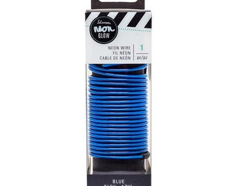 NEON LIGHTS - Heidi Swapp - Wire - BLUE - 8 Ft 314213 by American Crafts