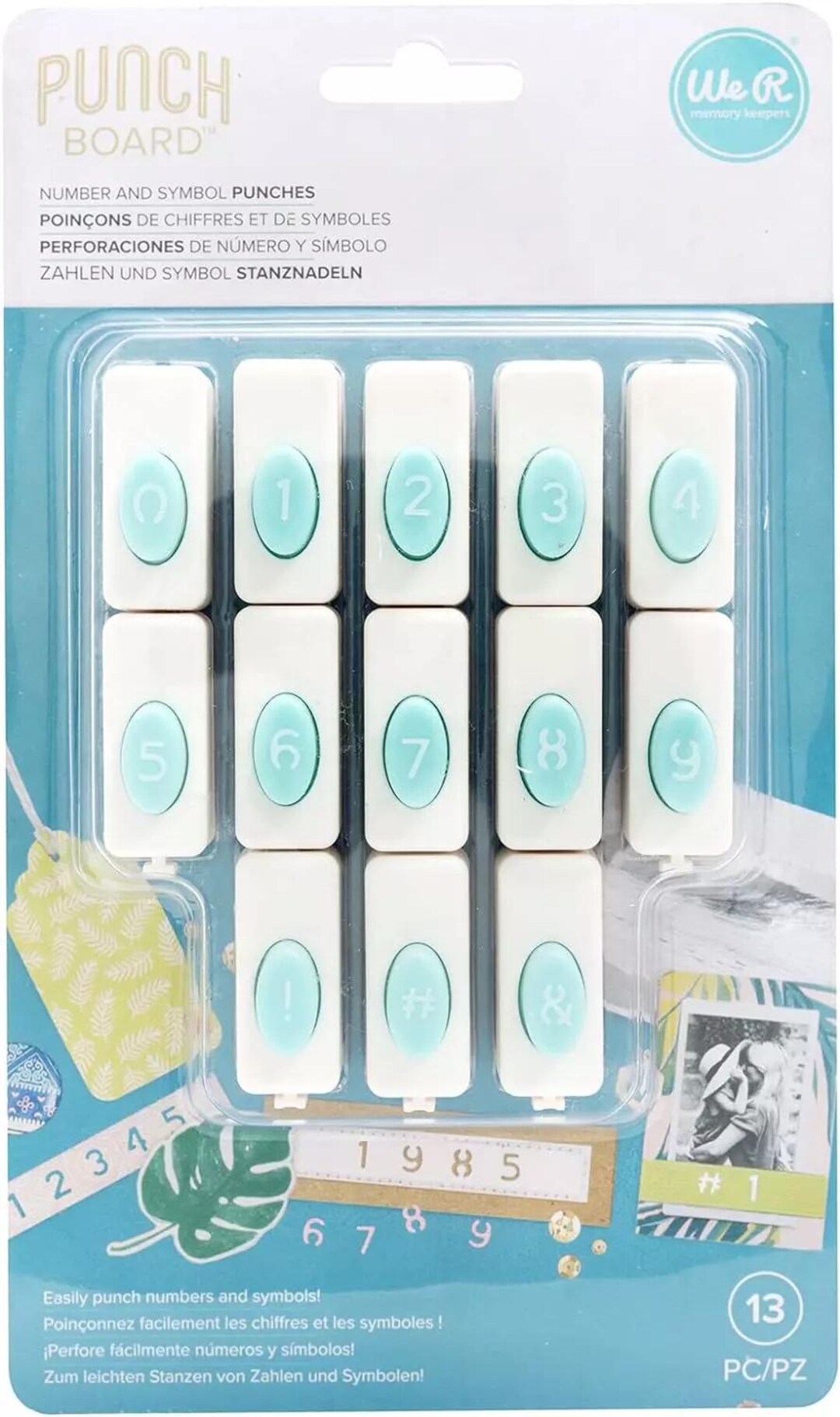 We R Numbers & Symbols Punch Set-13 Pieces 660516 by American Crafts - Etsy
