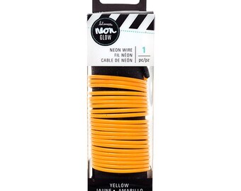NEON LIGHTS - Heidi Swapp - Wire - YELLOW - 8 Ft 314210 by American Crafts