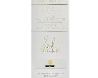 American Crafts Heidi Swapp FOIL 369973 Minc Reactive Foil 12.25"-Gold 10' Roll