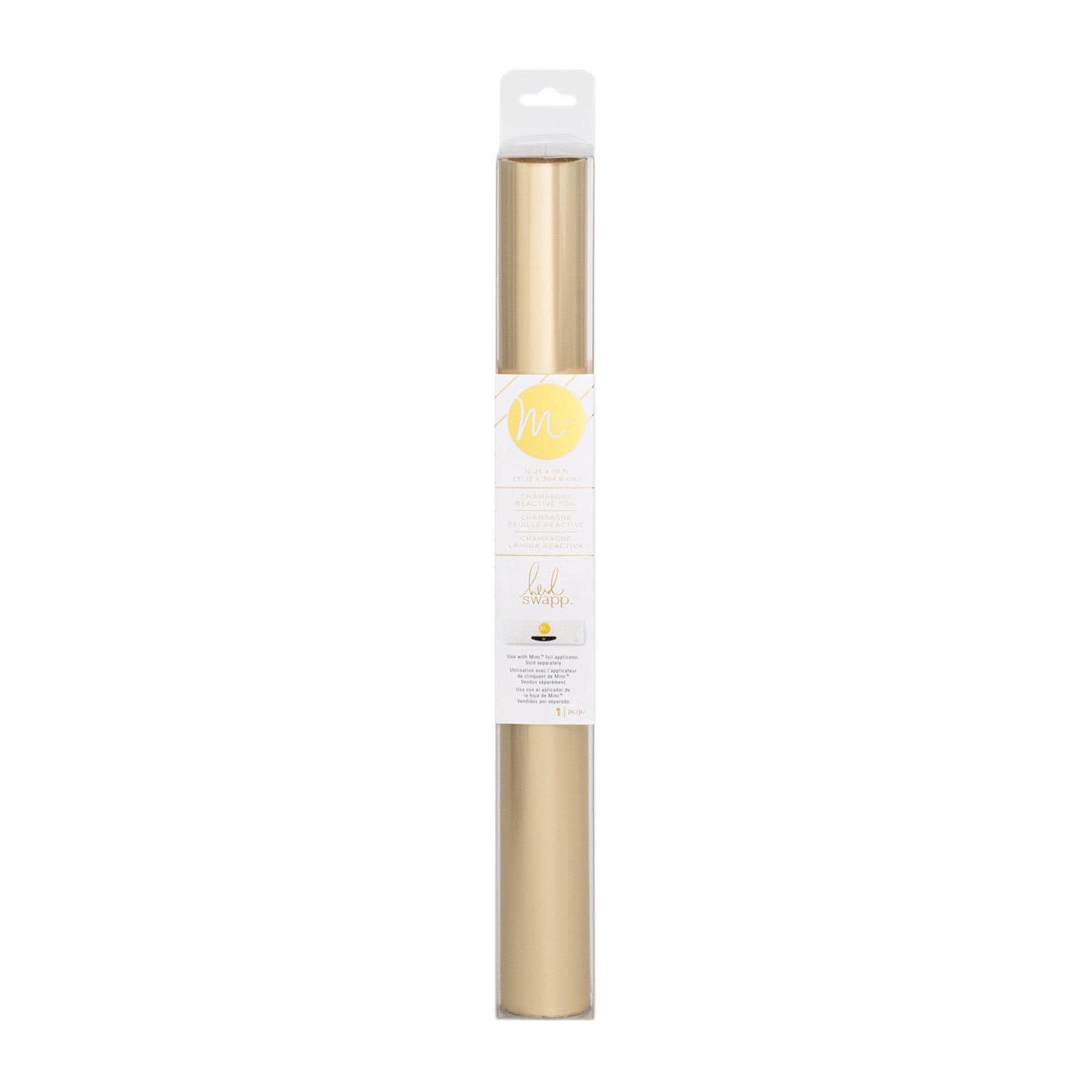 American Crafts Heidi Swapp FOIL 312992 Minc Reactive Foil 12.25"- Champagne Mate 10' Roll