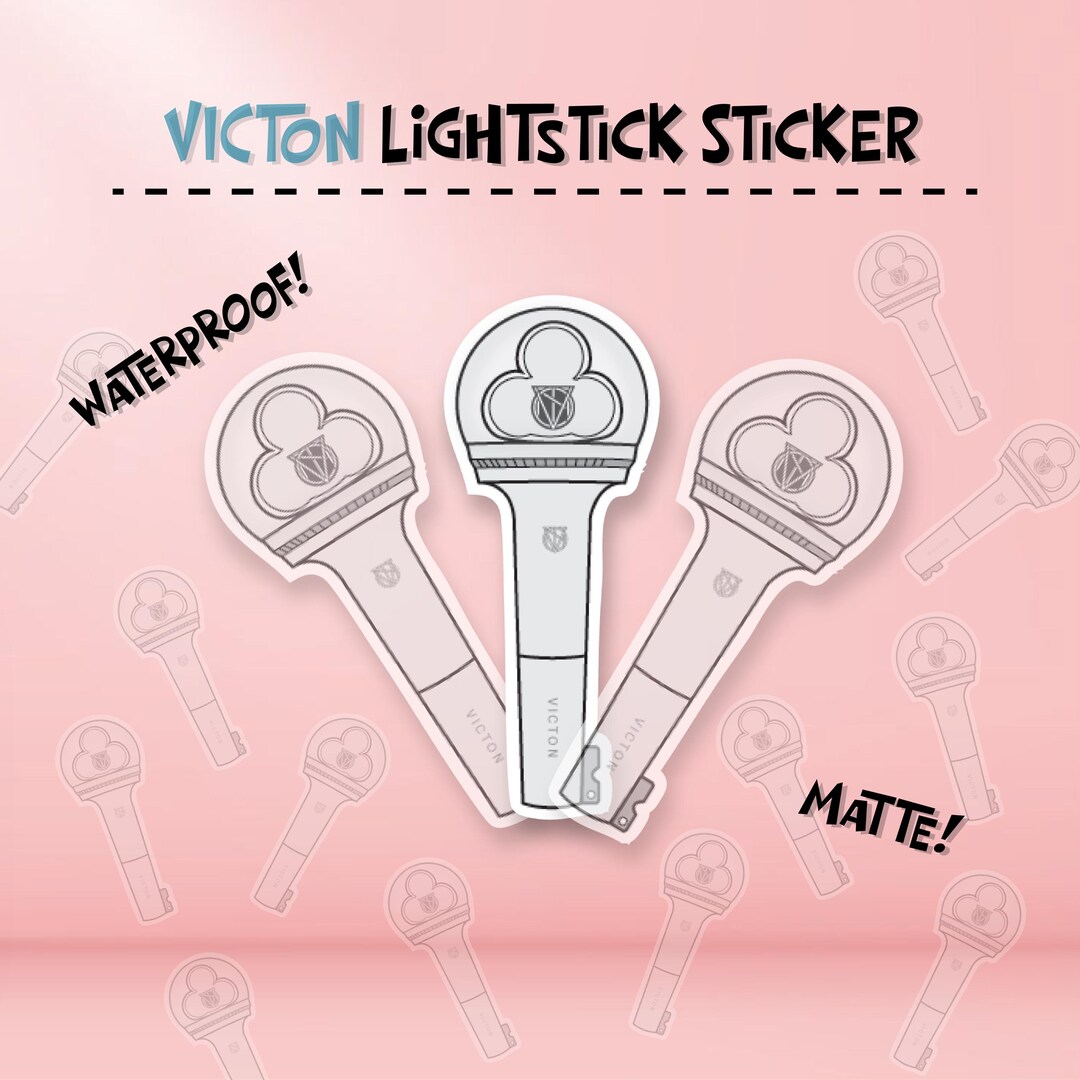 VICTON Lightstick Single Sticker || Waterproof, Matte, Vinyl || Gifts ...