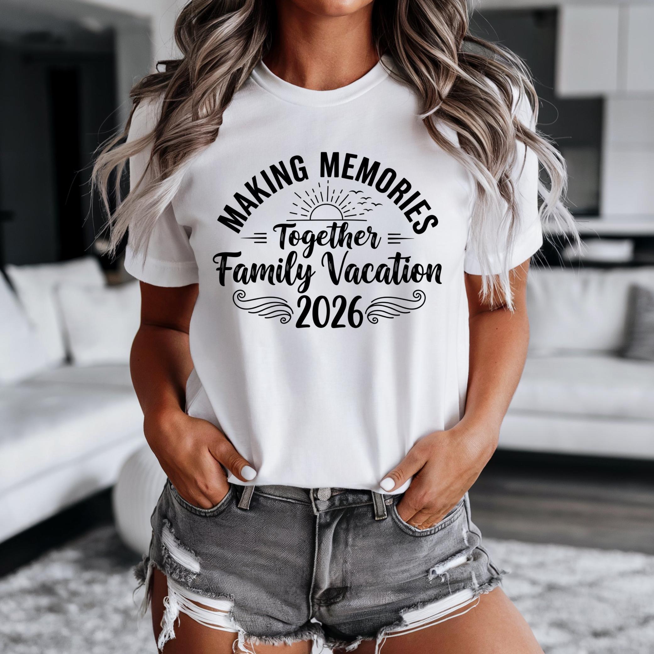 Making Memories Together Family Vacation 2026 PNG | Family Trip Shirt ...