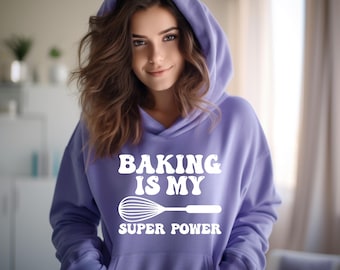 Baking Is My Super Power | Funny Baker T-Shirt Design | Baking Lover PNG | Kitchen Quote Sublimation | Bakers Gifts