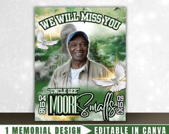 T-shirts commémoratifs verts, modèles de conception du souvenir, affiche commémorative, décoration commémorative, hommage personnalisé