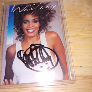 Whitney Houston Autographed - Etsy