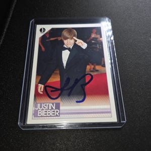 Justin Bieber Autographed - Etsy