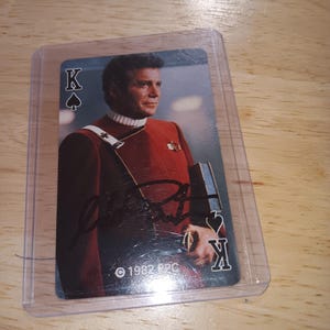 ウィリアム・シャトナーのサイン入りカード - Etsy 日本