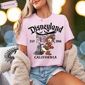 Comfort Colors Disneyland Halloween Shirt, Donald Duck Shirt, California Est 1955 Disney Trip Shirt, Character Choice