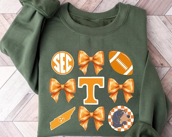 Coquette Tennessee Football Sweatshirt, Game Day Vol Shirt