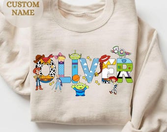 Custom Toy Story Family Matching Birthday Shirts, Toy Story Characters Mama Shirt, Family Toy Story Matching Outfit, Disney Family Trip Tees