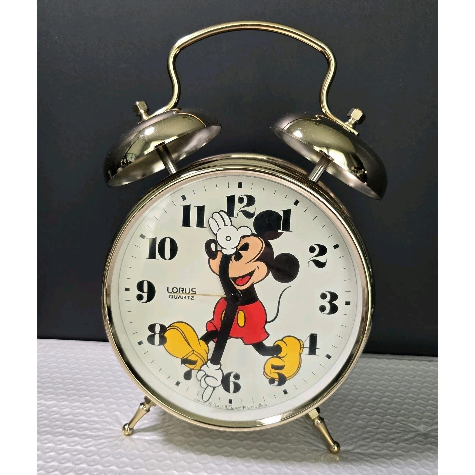 Vintage mickey mouse alarm clock - Etsy 日本