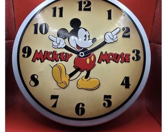ヴィンテージ ブラッドリー ミッキーマウス 目覚まし時計 1980年代