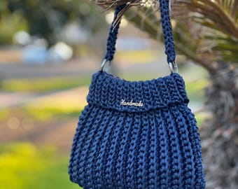 Handmade Crochet Bag – Custom Colors & Sizes