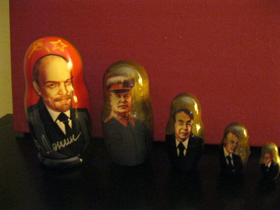 russian dictator nesting dolls
