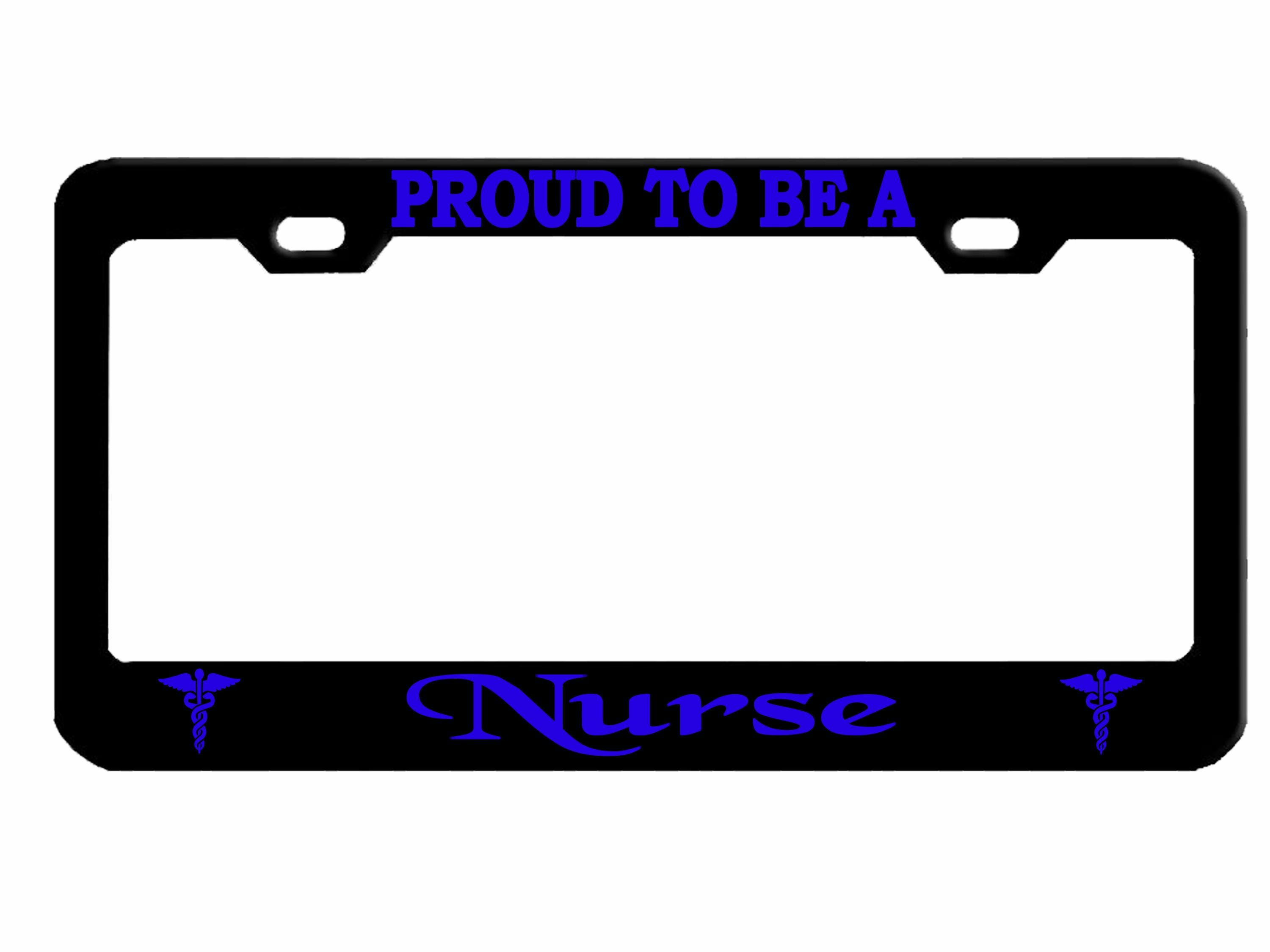 Best HD Pictures about  Nurse License Plate Frame  with No AI Images