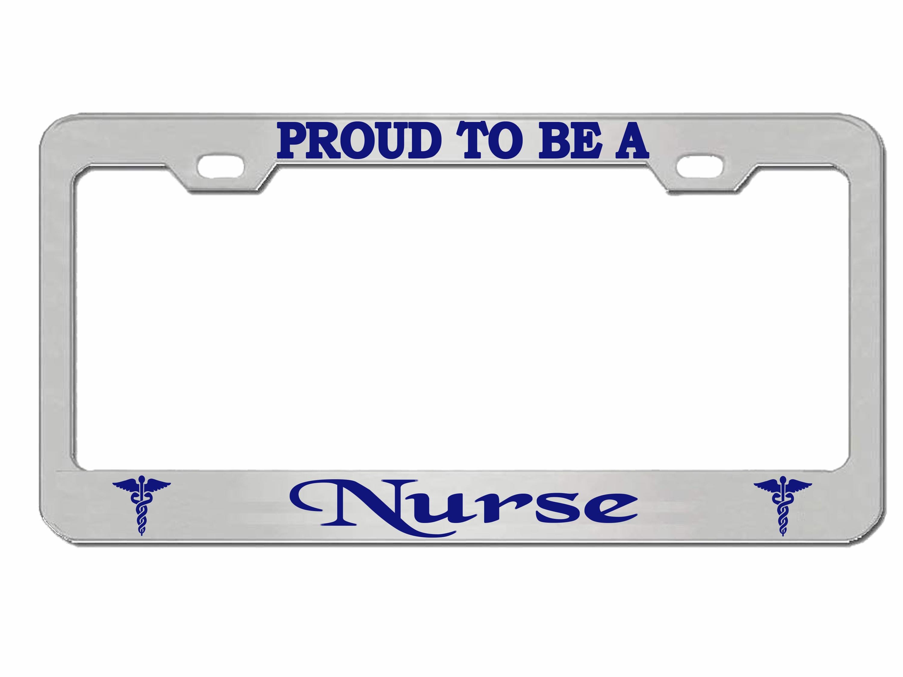 Best HD Pictures about  Nurse License Plate Frame  with No AI Images