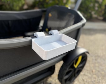 Bandeja para refrigerios Veer Cruiser / Organizador de carrito con clip, almacenamiento de bolsillo para padres
