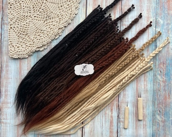 Single Ended Human Hair Dreadlock Extensions (Loop Top & Loose Ends)