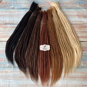 Open Ended(Permanent) Human Hair Dreadlock Extensions(Loose Top & Loose Ends)