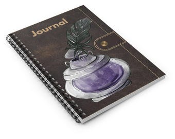 Artistic Spiral Notebook: Elegant Design, Journaling, Note-Taking