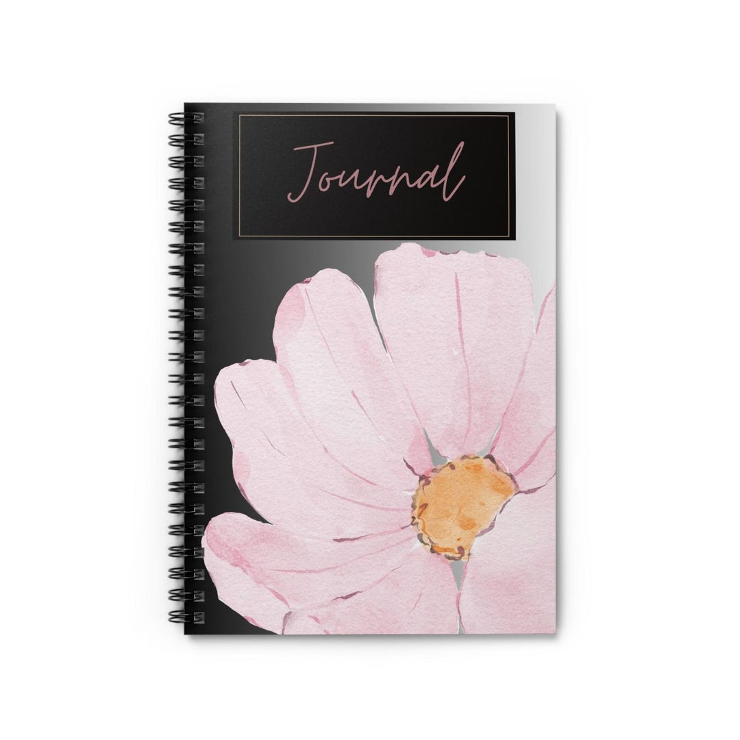 Floral Spiral Notebook: Ruled Journal for Writing, Notes, Sketches - Etsy