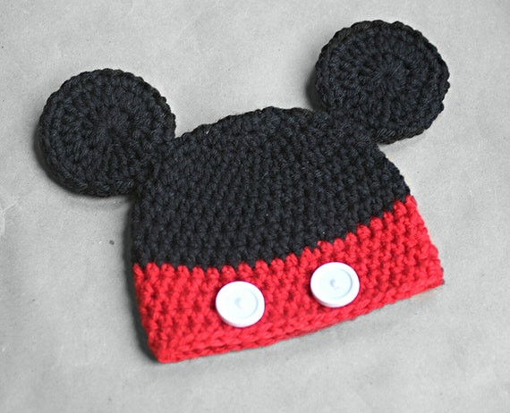 mickey mouse baby hat