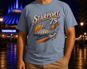 Starport 75 - Space Mountain Shirt, Magic Kingdom Shirt, Tomorrowland Shirt, Disney World, Disneyland, Disney Shirt