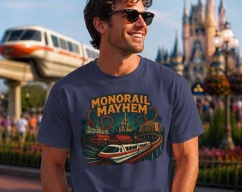Monorail Mayhem - Disney Monorail Shirt, Disney Resort, Magic Kingdom, Disney World T-Shirt, Disney Shirt