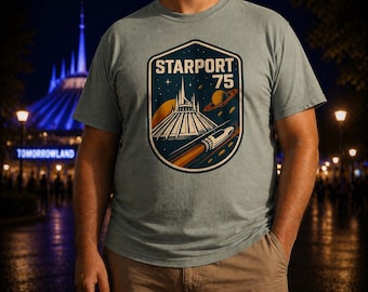 Starport 75 - Space Mountain Shirt, Magic Kingdom Shirt, Tomorrowland Shirt, Disney World, Disneyland, Disney Shirt