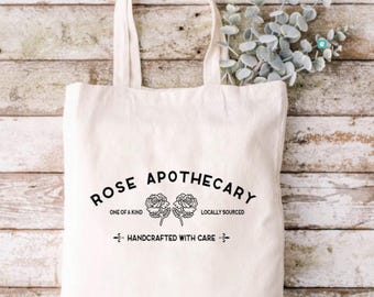 Rose Apothecary Tote Bag: Schitt's Creek Gift, Eco-Friendly Cotton