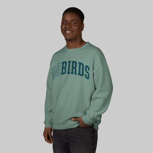Felpa GO BIRDS, Philadelphia Eagles Football, regalo per i tifosi degli Eagles, felpa da football NFL, maglione girocollo, abbigliamento sportivo per squadre
