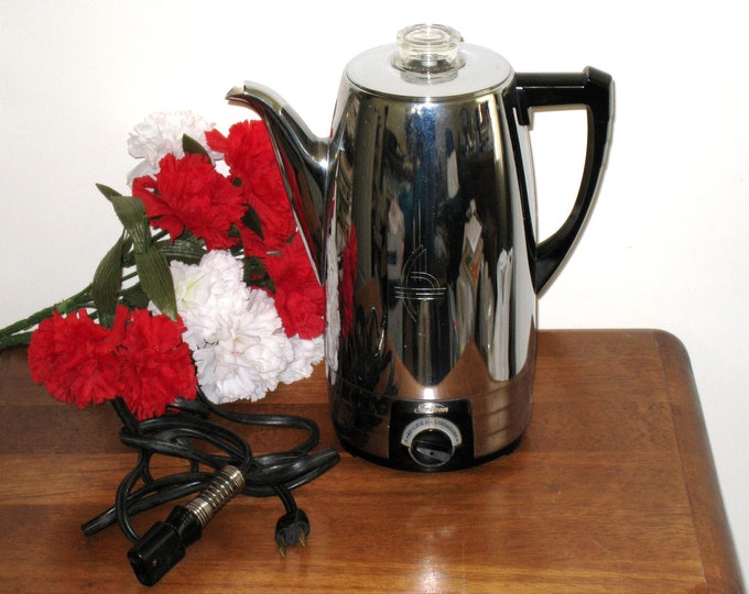 Vintage 1955 Sunbeam Electric Percolator / Complete / Excellent Working Condition on SALE Etsy