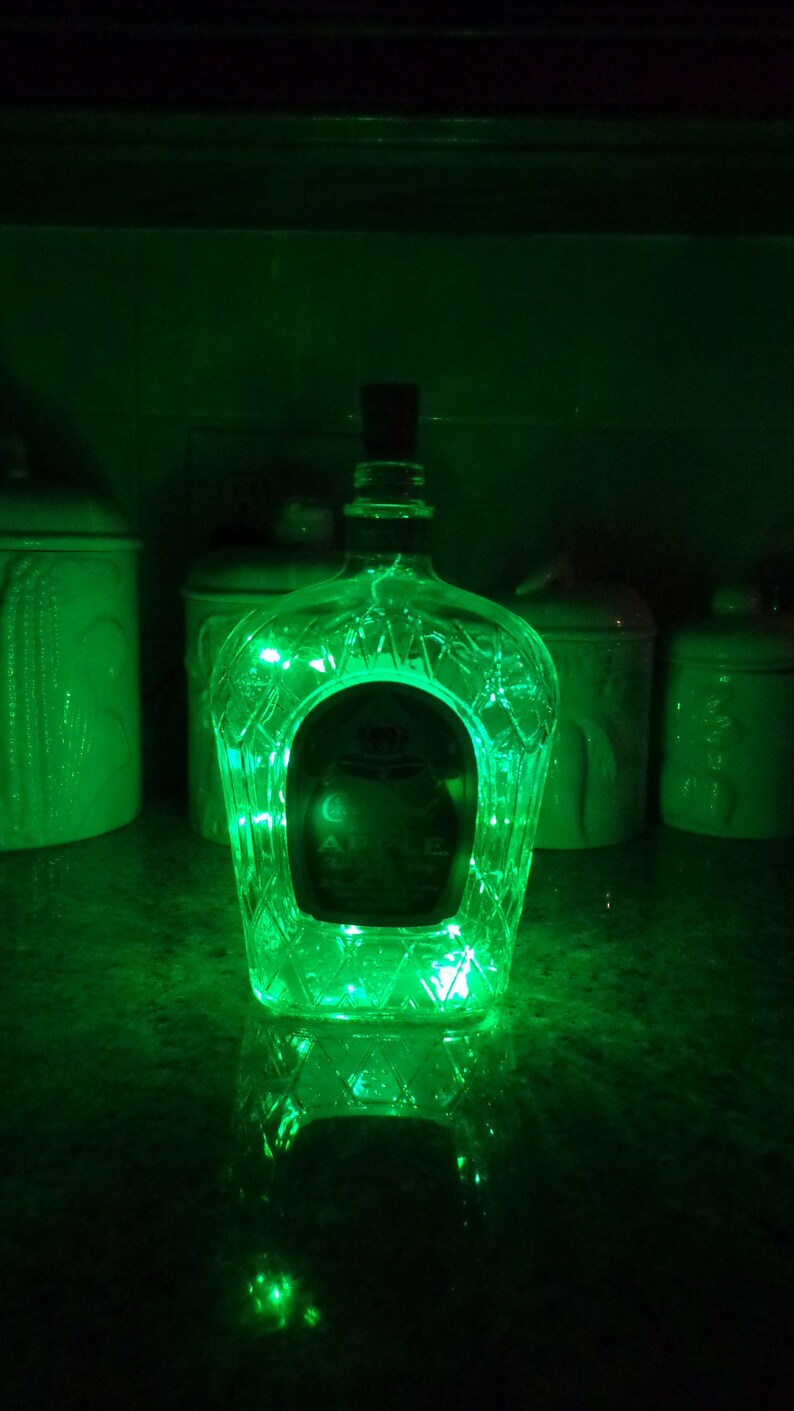 Download Decorative Crown Royal Regal Apple Lighted Bottle/Fairy | Etsy
