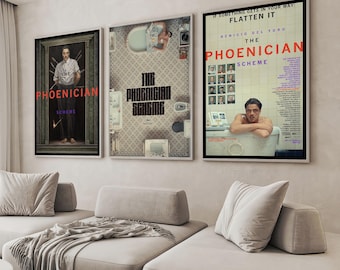 The Phoenician Scheme Movie Posters | Canvas Prints | Home Wall Decor | Gift Option