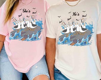 Disney Finding Nemo Seagull He's mine She's Mine Couple Shirt, Squirt Marlin Dory Matching Tee, Just Keep Swimming Tee, Valentine Day's 2026