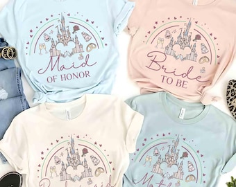 Personalized Disney Bachelorette Shirts, Magic Castle Wedding Shirt, Bachelorette Party 2026, Disney Bridesmaid Shirts, Bachelorette Gifts