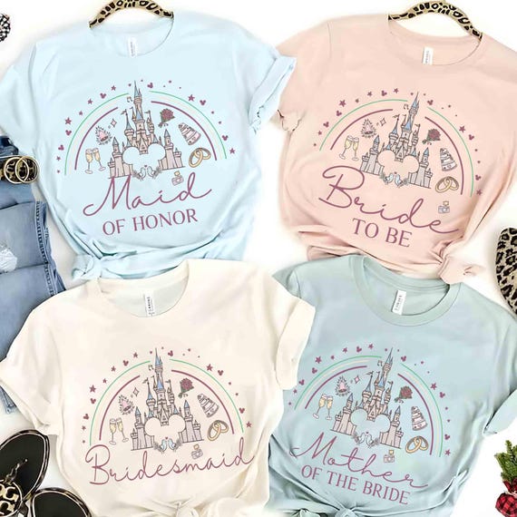 Personalized Disney Bachelorette Shirts, Magic Castle Wedding Shirt, Bachelorette Party 2026, Disney Bridesmaid Shirts, Bachelorette Gifts