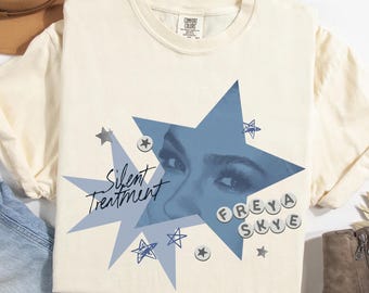 Retro Freya Skye Silent Treatment Shirt, Stars Align Tour 2026 Festival Tee, Disney Channel Zombies 4 Nova Bright, Freya Skye Concert Music