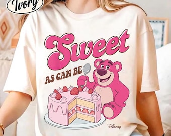 Disney Pixar Lotso Sweet As Can Be Shirt, Toy Story Movie, Lotso cherrypie Tee, Lotso Strawberry Bear Shirt, Disneyland Holiday Trip Gifts