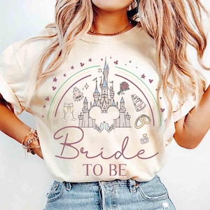 Personalized Disney Bachelorette Shirts, Magic Castle Wedding Shirt, Bachelorette Party 2026, Disney Bridesmaid Shirts, Bachelorette Gifts image 5
