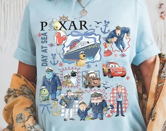 Coquette Bow Pixar Cruise Day At Sea Shirt, Disney Cars Monster Inc Toy Story Cruise Line Tee, Family Cruise Trip, Destiny Magic Dream Wish