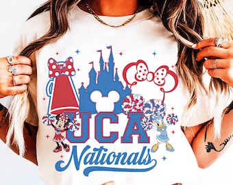 Disney Minnie Daisy Besties Cheerleading Shirt, UCA National, WDW Magic Kingdom Cheerleading and Dance Championships, Summit Championship