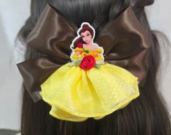 Schöne und Biest Belle Haarschleife