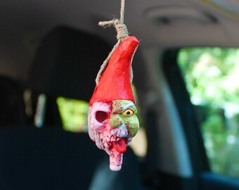 Zombie Gnomes: Car Ornament