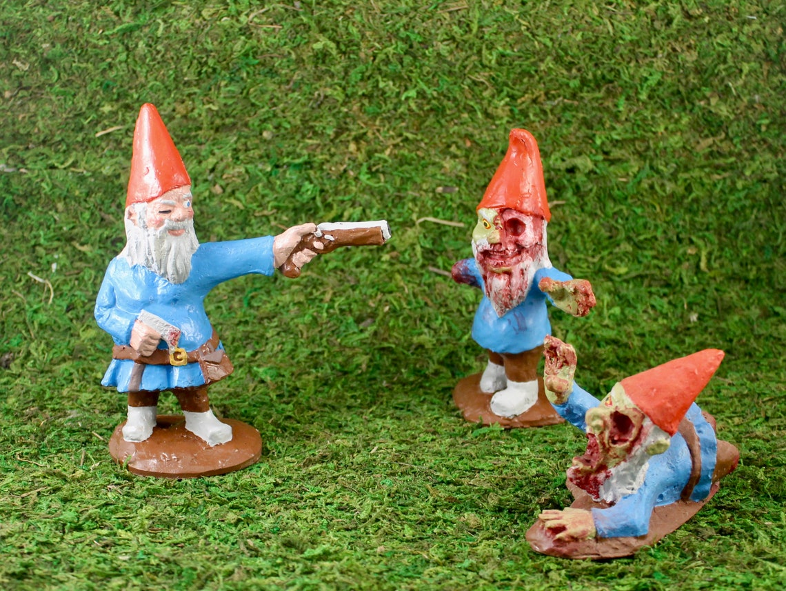 Zombie Gnomes Collection Etsy